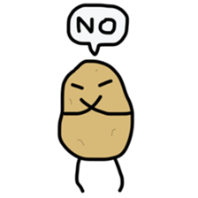 potato jagataro sticker #10974195