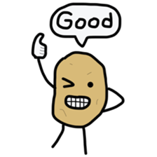 potato jagataro sticker #10974197