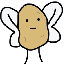 potato jagataro sticker #10974198