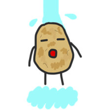 potato jagataro sticker #10974200