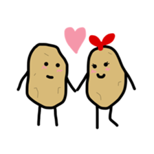 potato jagataro sticker #10974202