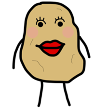 potato jagataro sticker #10974207