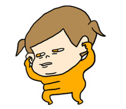 Bunches girl sticker new sticker #10974768