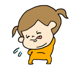 Bunches girl sticker new sticker #10974777