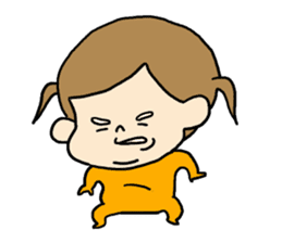 Bunches girl sticker new sticker #10974780