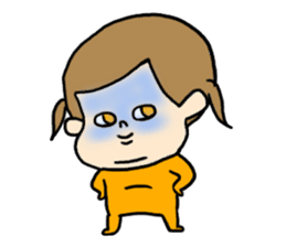 Bunches girl sticker new sticker #10974781