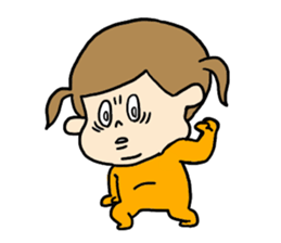 Bunches girl sticker new sticker #10974782