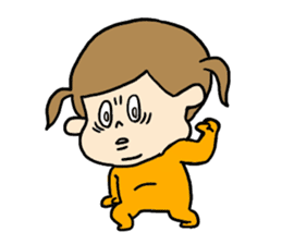 Bunches girl sticker new sticker #10974782