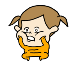 Bunches girl sticker new sticker #10974786