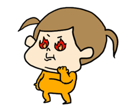 Bunches girl sticker new sticker #10974793