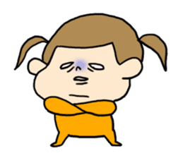 Bunches girl sticker new sticker #10974801