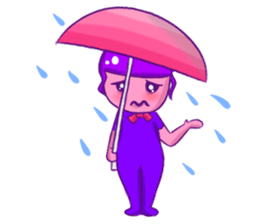 A Dreamy Girl with Cat Ears sticker #10974945