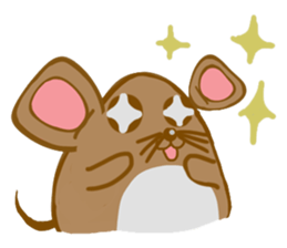 A Little Brown Onigiri-Rats sticker #10975058
