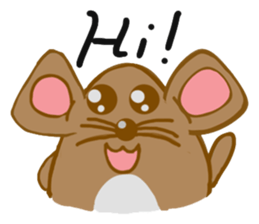 A Little Brown Onigiri-Rats sticker #10975060