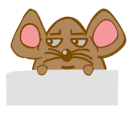 A Little Brown Onigiri-Rats sticker #10975061