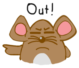 A Little Brown Onigiri-Rats sticker #10975063