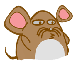 A Little Brown Onigiri-Rats sticker #10975066