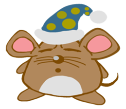 A Little Brown Onigiri-Rats sticker #10975068