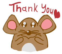 A Little Brown Onigiri-Rats sticker #10975071