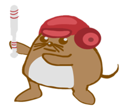 A Little Brown Onigiri-Rats sticker #10975072