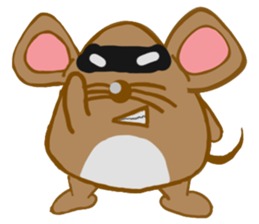 A Little Brown Onigiri-Rats sticker #10975074