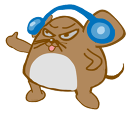 A Little Brown Onigiri-Rats sticker #10975079