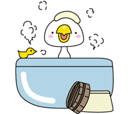 Birds convey the feelings sticker #10975378