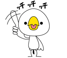 Birds convey the feelings sticker #10975390