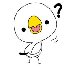 Birds convey the feelings sticker #10975393