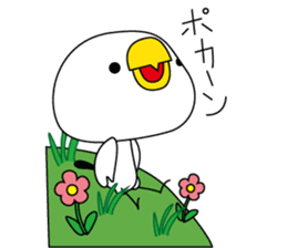Birds convey the feelings sticker #10975402