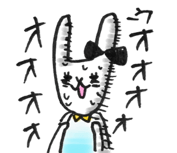 Cute rabbit will marry sticker #10975441