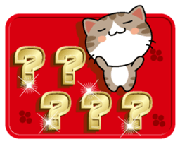 Cat and golden character 1 sticker #10975924