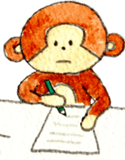 Sticker of the monkey sticker #10976211