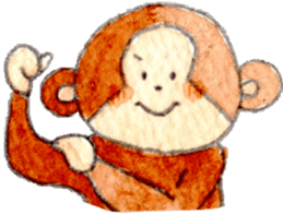 Sticker of the monkey sticker #10976219