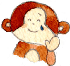Sticker of the monkey sticker #10976220