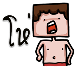 FLAT FACE THAI sticker #10976286