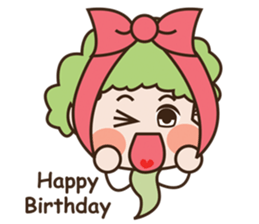 Broccoli kids sticker #10976526