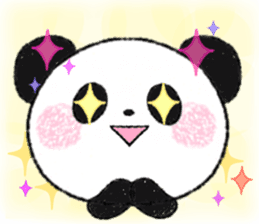 soft and fluffy panda sticker #10977449