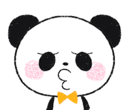 soft and fluffy panda sticker #10977468
