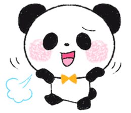 soft and fluffy panda sticker #10977469