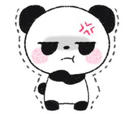 soft and fluffy panda sticker #10977471