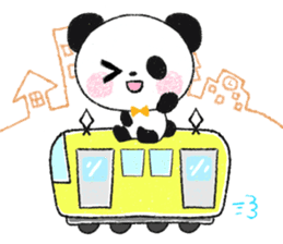 soft and fluffy panda sticker #10977483