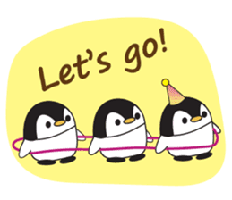 Penguins - Time for sweets! sticker #10977691