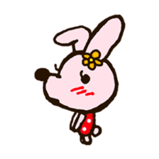 rabbit leisurely forest sticker #10978180