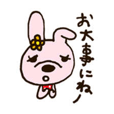 rabbit leisurely forest sticker #10978203