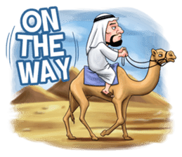 Handsome Uncle from Middle East sticker #10978209