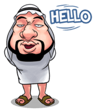 Handsome Uncle from Middle East sticker #10978211
