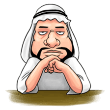 Handsome Uncle from Middle East sticker #10978216