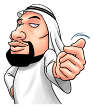 Handsome Uncle from Middle East sticker #10978219