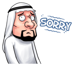 Handsome Uncle from Middle East sticker #10978220